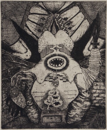 Femme Fatale, 2007, lept, 10x12cm