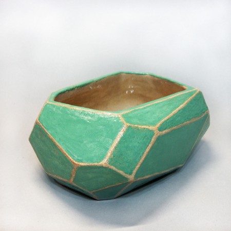 Keramický kvetináč glazovaný, š30cm, 2016