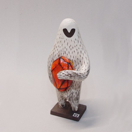 Ochranca, glazovaná keramika, v35 cm, 2015